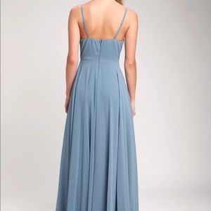 Lulus slate blue dress